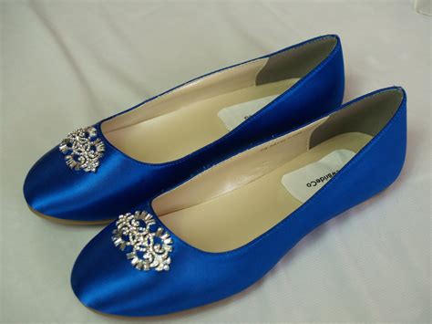 comfortable royal blue wedding shoes.